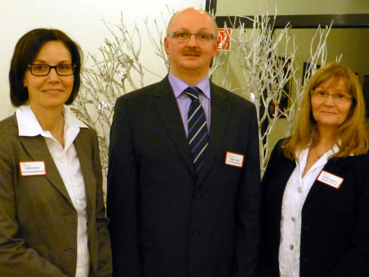 Die neue Dreierspitze der Barbarahöhe (von links nach rechts): Judith Köhler, Jürgen Zapp und Cäcilia Stephani.